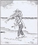 Illegal Jewish imigration into Palestine was demonstrated by Sir Malcolm Macdonald in the House ..., Image.